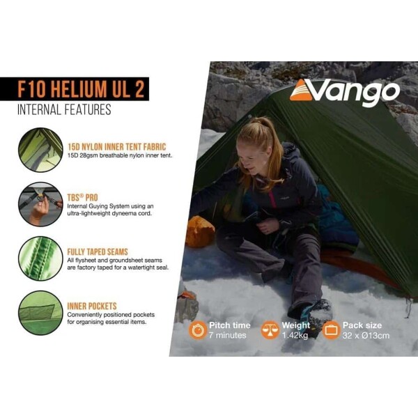 VANGO F10 Helium UL2 tent - Afbeelding 6