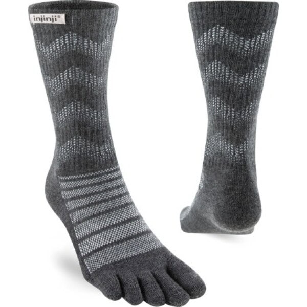 Injinji Outdoor midweight crew merino wool grijs - Afbeelding 2