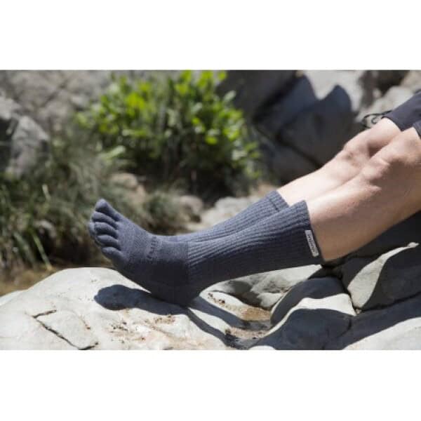 Injinji Trail Midweight Crew Coolmax Granite - Afbeelding 3