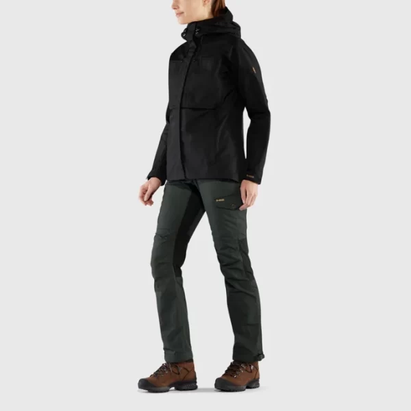 FJALLRAVEN Kaipak trousers curved w black - Afbeelding 3