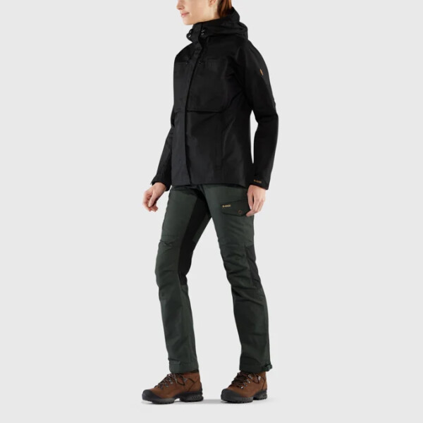 Fjällräven Kaipak Trousers Curved W | Black - Afbeelding 3