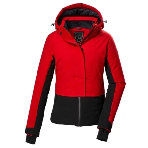 KILLTEC KSW 105 ski-jas dames - rood met zwart