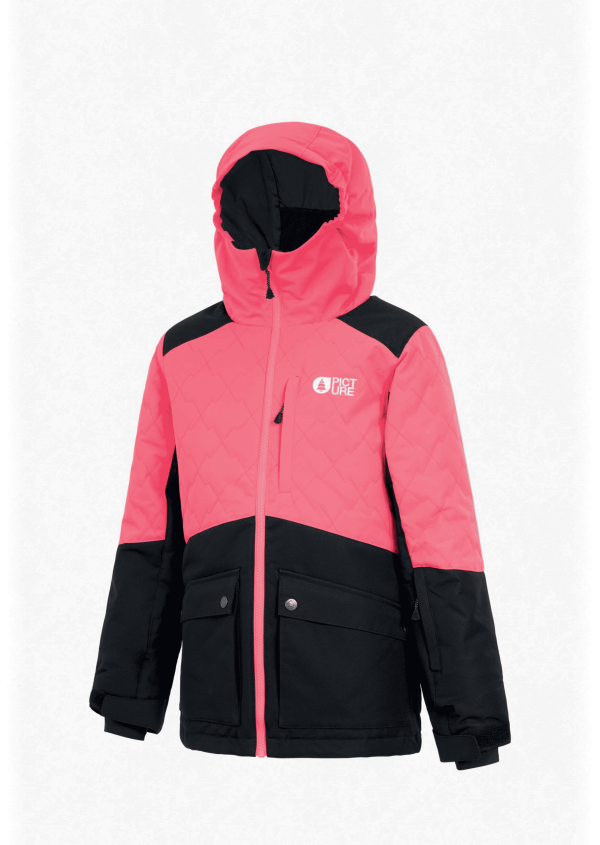 PICTURE Leeloo JKT=B neon pink blk - Afbeelding 2