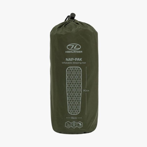 HIGHLANDER Nao-pak inflatable mat - Afbeelding 4