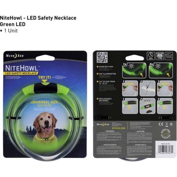 Nite Ize NiteHowl LED Halsband | Green - Afbeelding 2