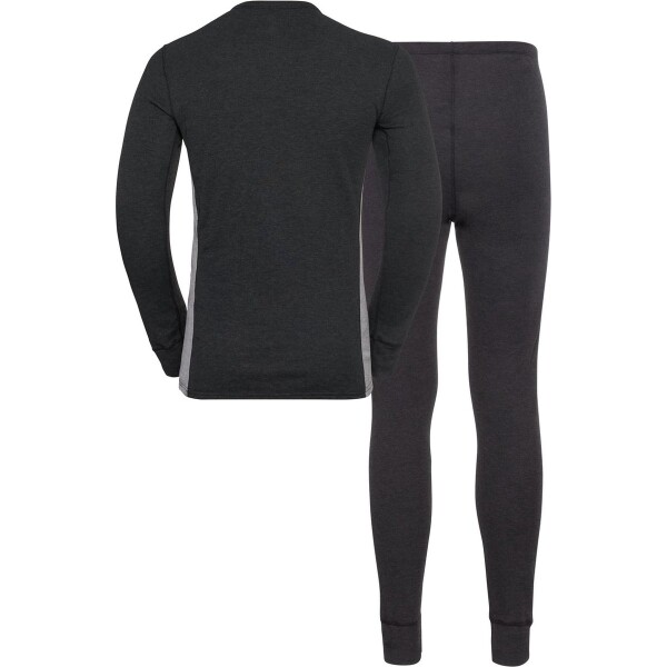 ODLO Set active warm men - grey - Afbeelding 2