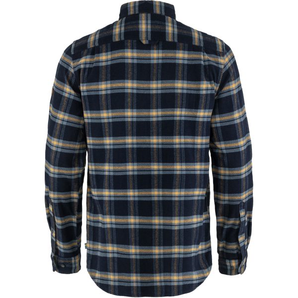 FJALLRAVEN Övik hvy flannel shirt d.navy - Afbeelding 2