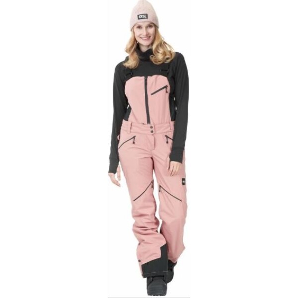 PICTURE Haakon bib skibroek - misty pink - Afbeelding 2