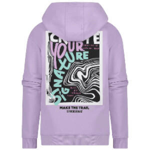 POEDERBAAS Arty Hoody Wmn lila