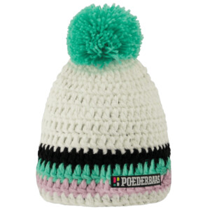POEDERBAAS Clas.Colorful Beanie wht multi