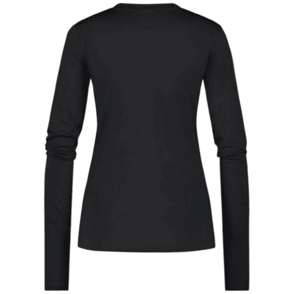 POEDERBAAS Four Seasons Light Weight Longsleeve W | Black - Afbeelding 2