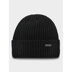 POEDERBAAS Royal Rib beanie black