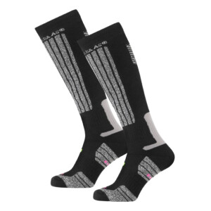 POEDERBAAS Ski socks 2pck black