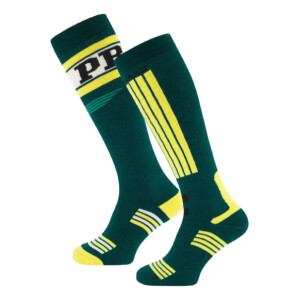 POEDERBAAS Ski socks 2pck swedish green