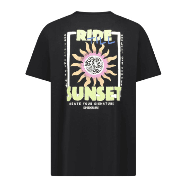 POEDERBAAS Arty T-Shirt M | Black - Afbeelding 2