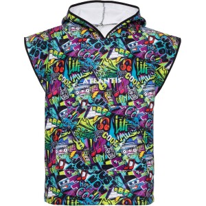 Atlantis Atlantis poncho kids print