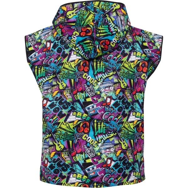 Atlantis poncho kids print - Afbeelding 2