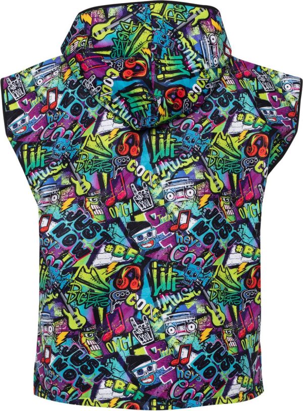 Atlantis Atlantis poncho kids print - Afbeelding 2