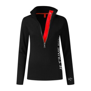 Kou Sportswear Pully Je T'aime Kou black/red
