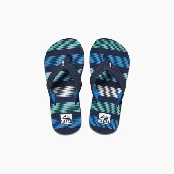 REEF - little & Kids Ahi deep sea stripes jongens slipper - Afbeelding 3