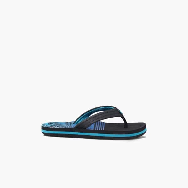 REEF - little & Kids Ahi deep aqua palms jongens slipper - Afbeelding 2