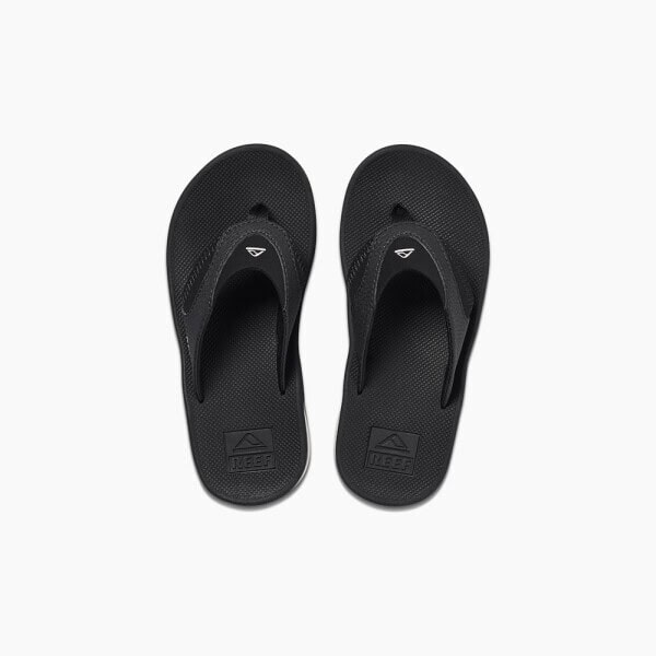 REEF - Little & kids Fanning black silver jongens slipper - Afbeelding 6