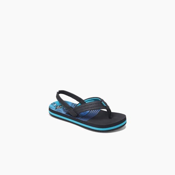 REEF - little & Kids Ahi deep aqua palms jongens slipper - Afbeelding 6