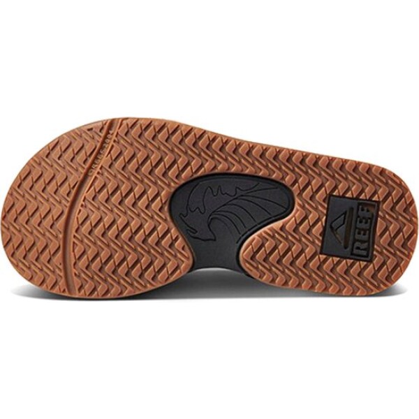 REEF - Little & kids Fanning black silver jongens slipper - Afbeelding 5