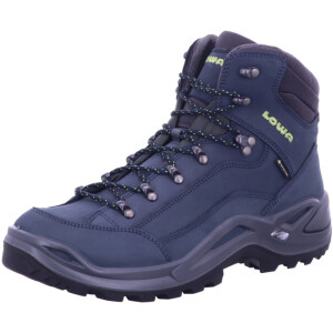 LOWA Renegade gtx mid drk-blue-lime