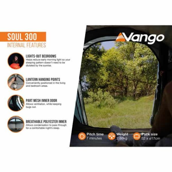 VANGO Soul 300 deep blue - Afbeelding 4