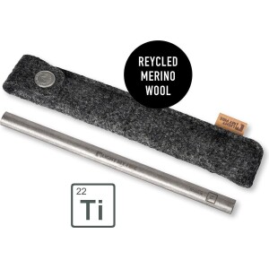 LIGHT MY FIR Eco Straw kit - titanium