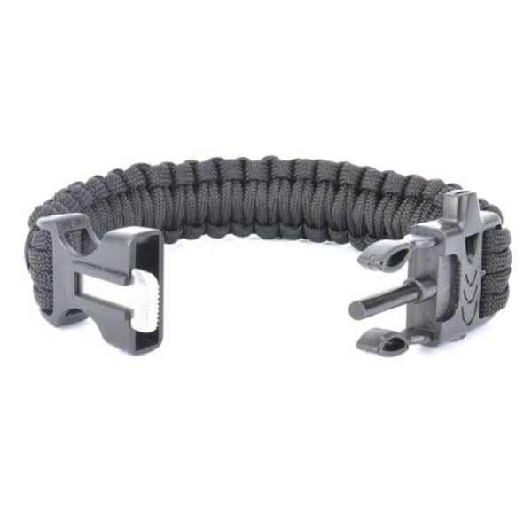 Highlander Paracord Buckle Bracelet | Black - Afbeelding 3