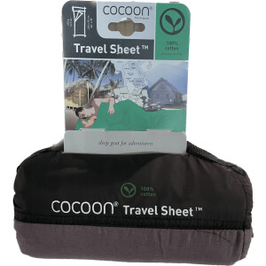 COCOON Travelsheet 100% cotton e.grey