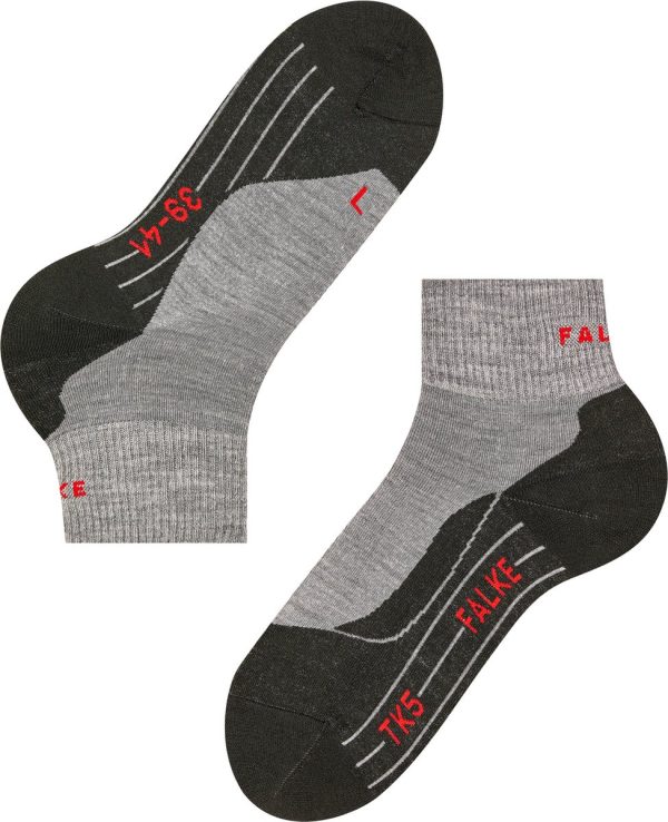FALKE ESS TK5 Wander Short l grijs - Afbeelding 4