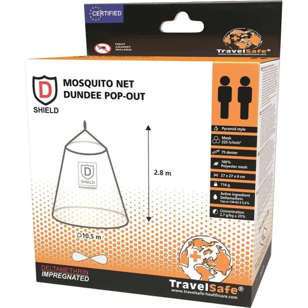 TRAVELSAFE Pop-out Klamboe | 2 Personen - Afbeelding 3