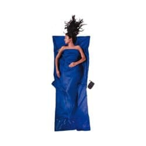 Cocoon Travelsheet 100% Silk | Ultra Marineblauw - Afbeelding 2