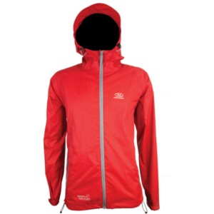 HIGHLANDER Stow & Go packaway jacket  red