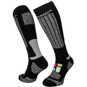 POEDERBAAS Ski socks 2pck zwart