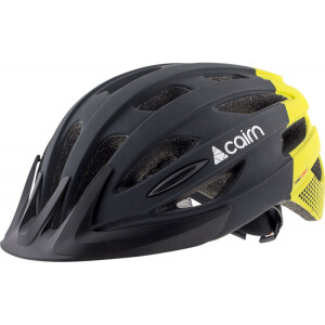 CAIRN Fusion black neon fiets-helm