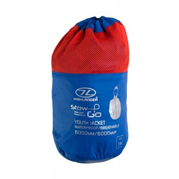 HIGHLANDER Stow & Go packaway jacket blue - Afbeelding 2