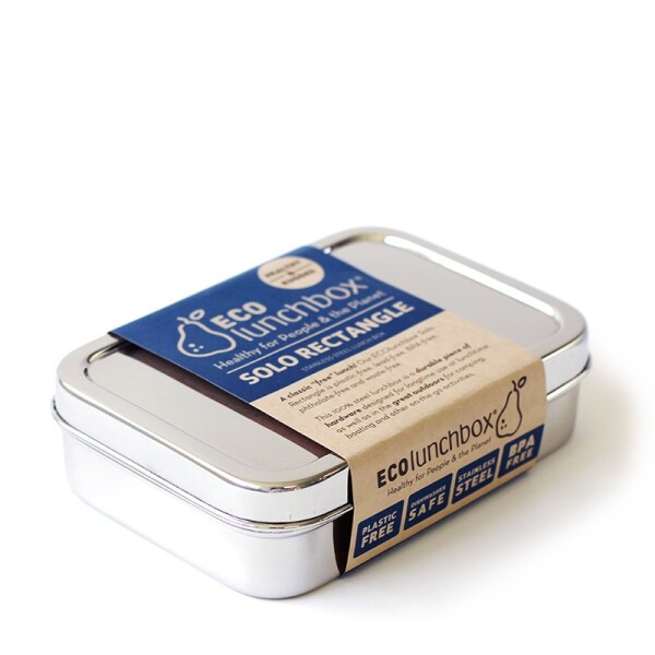 Eco rvs lunchbox - solo rectangle - Afbeelding 2