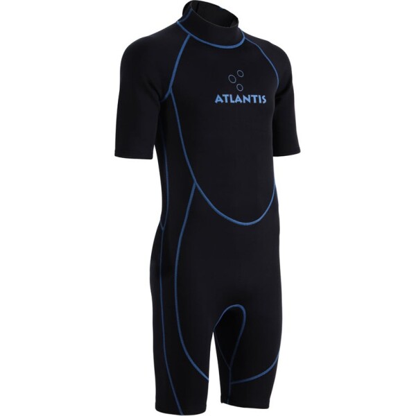 Atlantis 2mm Adventure Shorty Wetsuit | Black/Blue - Afbeelding 4