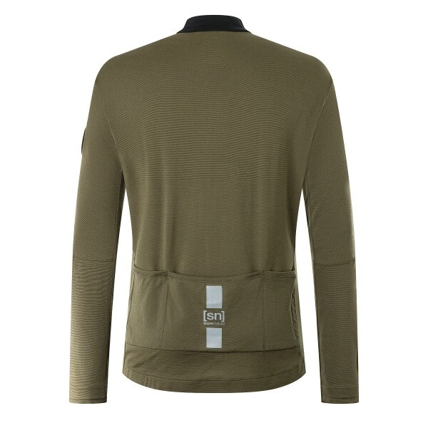 Super Natural Men Gravier Jersey - Olive Jet Black - Afbeelding 2