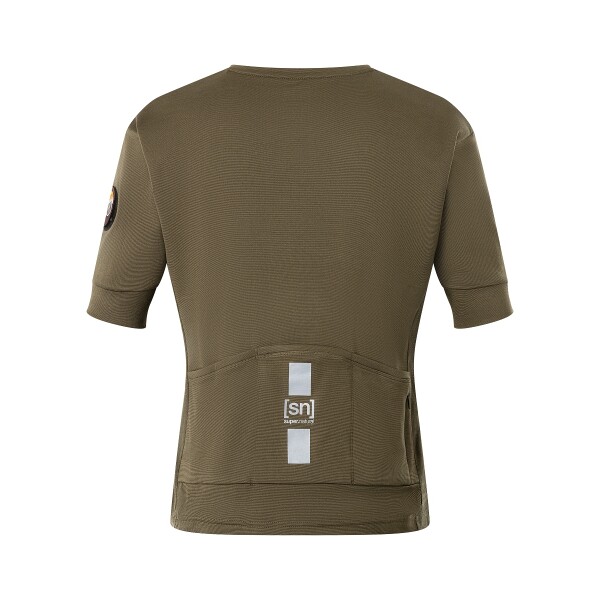 Super Natural M Gravier Tee -Olive Jet Black - Afbeelding 2
