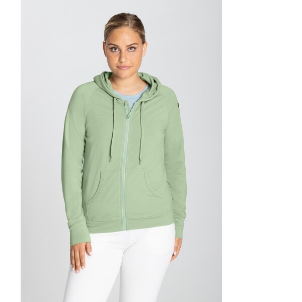 Super Natural Women Essential Zip Hoodie - Celadan green - Afbeelding 3