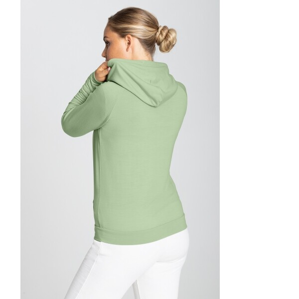 Super Natural Women Essential Zip Hoodie - Celadan green - Afbeelding 4