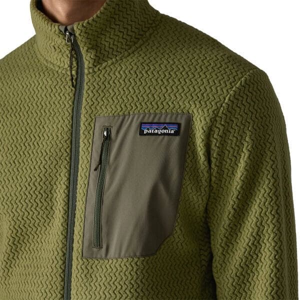 PATAGONIA Men's R1 Air Fleece Jacket - Caper Green - Afbeelding 5