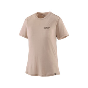 PATAGONIA - Ws Cap Cool Merino shirt - taupe