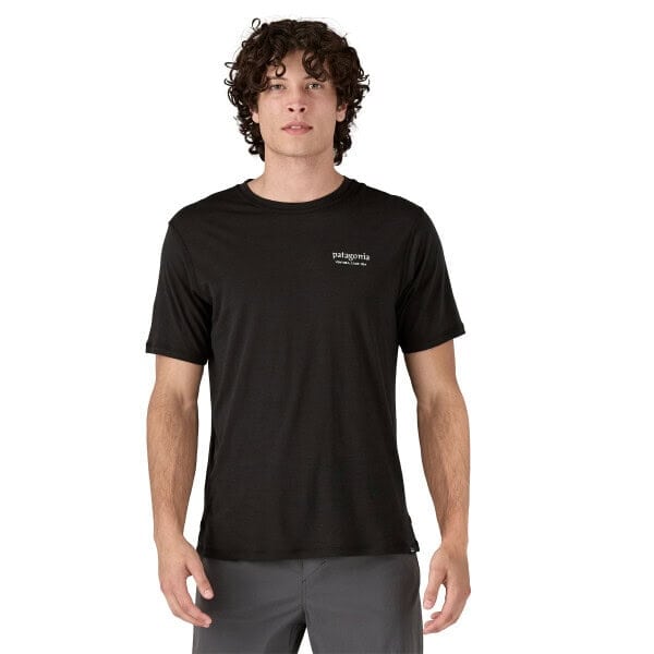 PATAGONIA - M's Cap Cool Merino Shirt - Black - Afbeelding 3