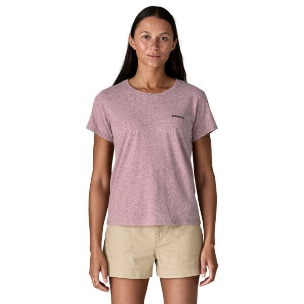 PATAGONIA - W P-6 Logo Reponsibili-Tee - Quiet Violet - Afbeelding 3